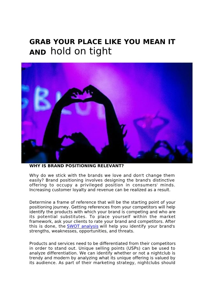 Why Brand Positioning Matters for Loyalty and Revenue