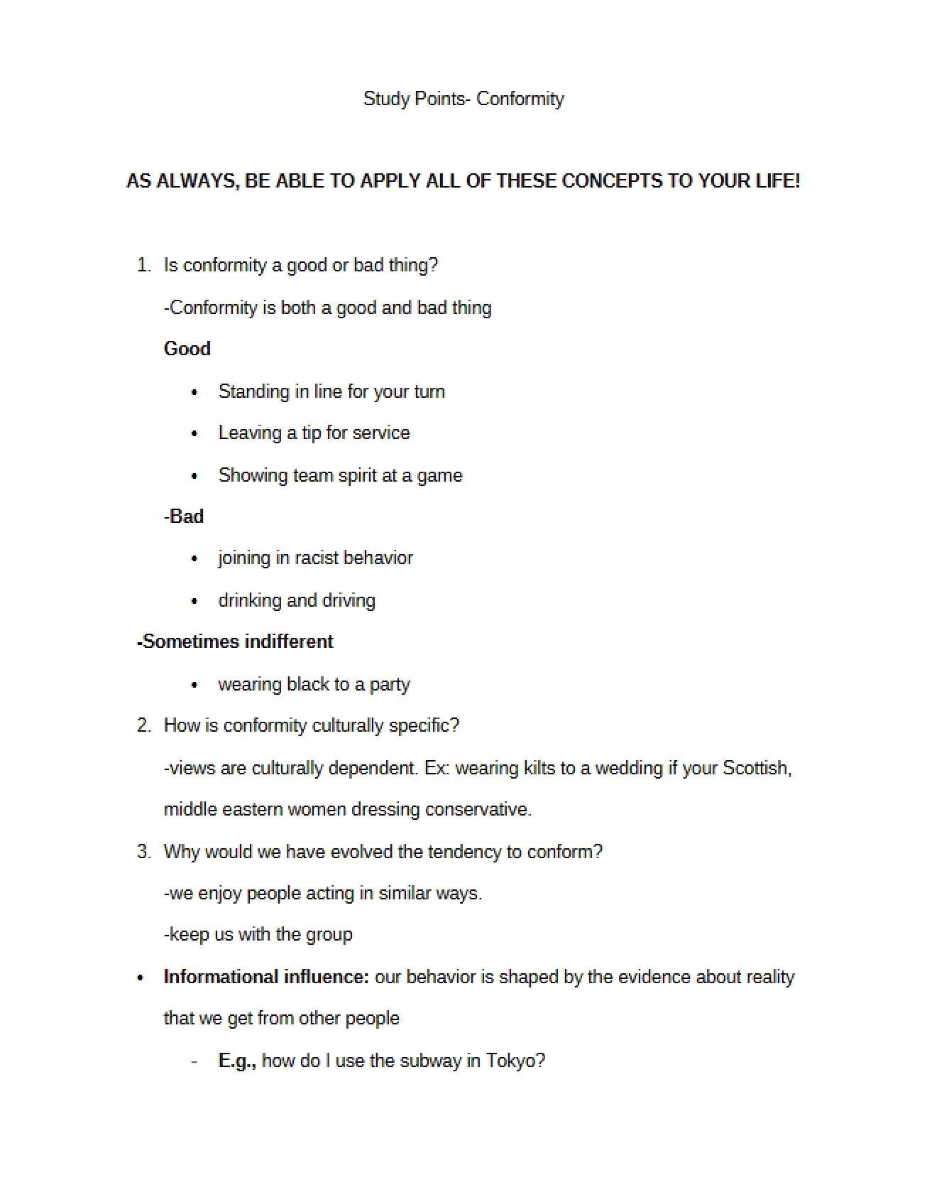 Unit Four Study Guide