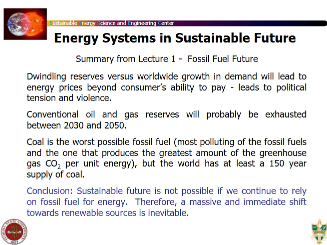 Energy Conversion Systems Lecture Notes