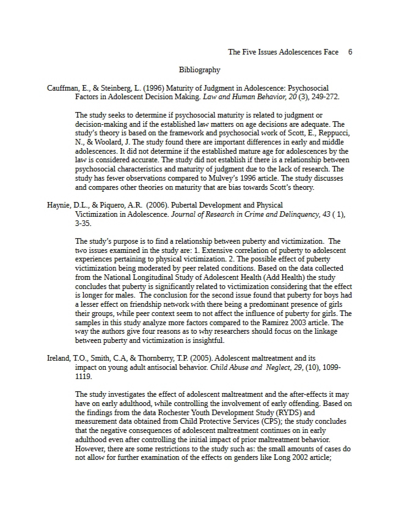 Reference List