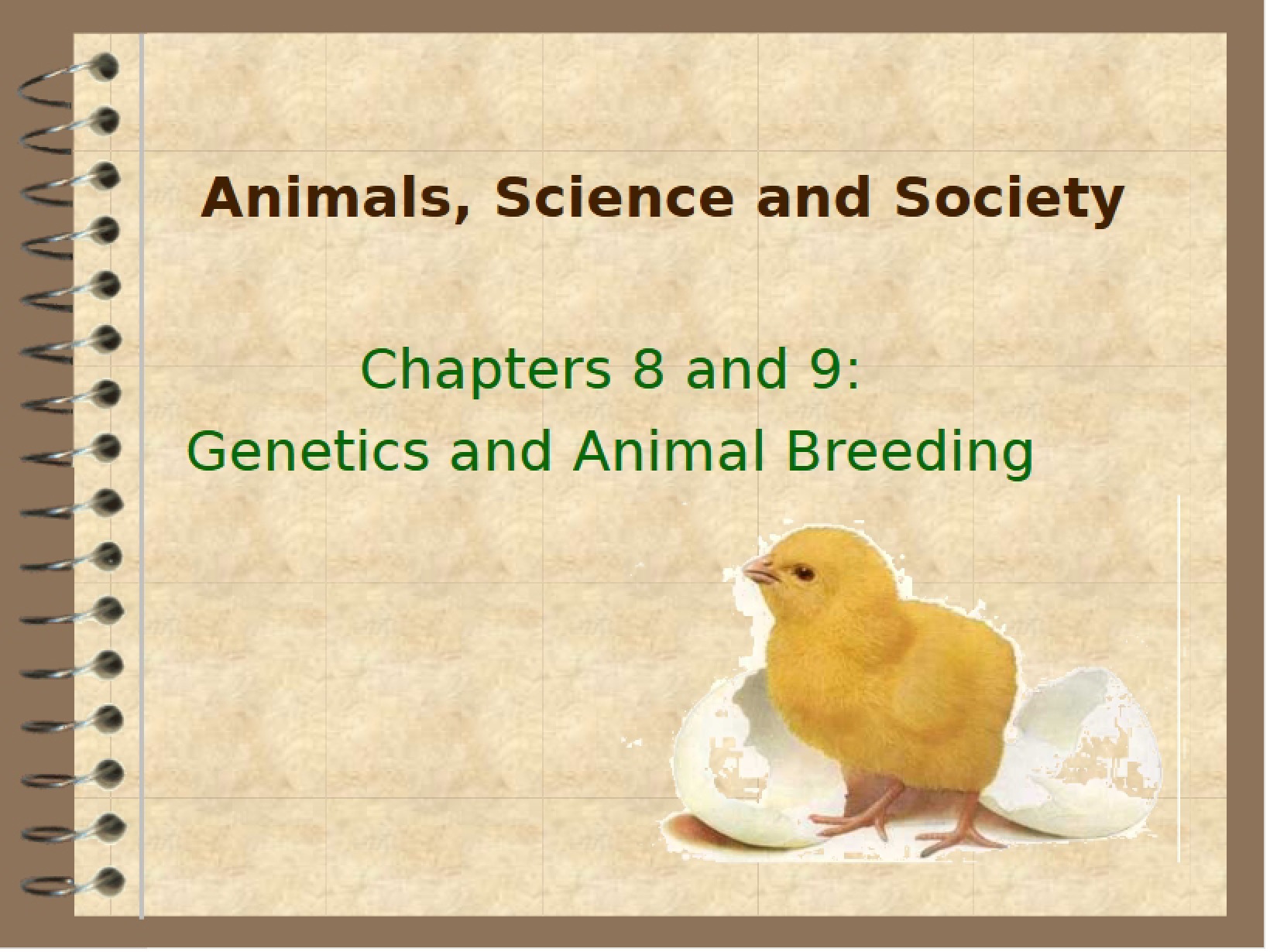 Genetics and Breeding Lecture 7