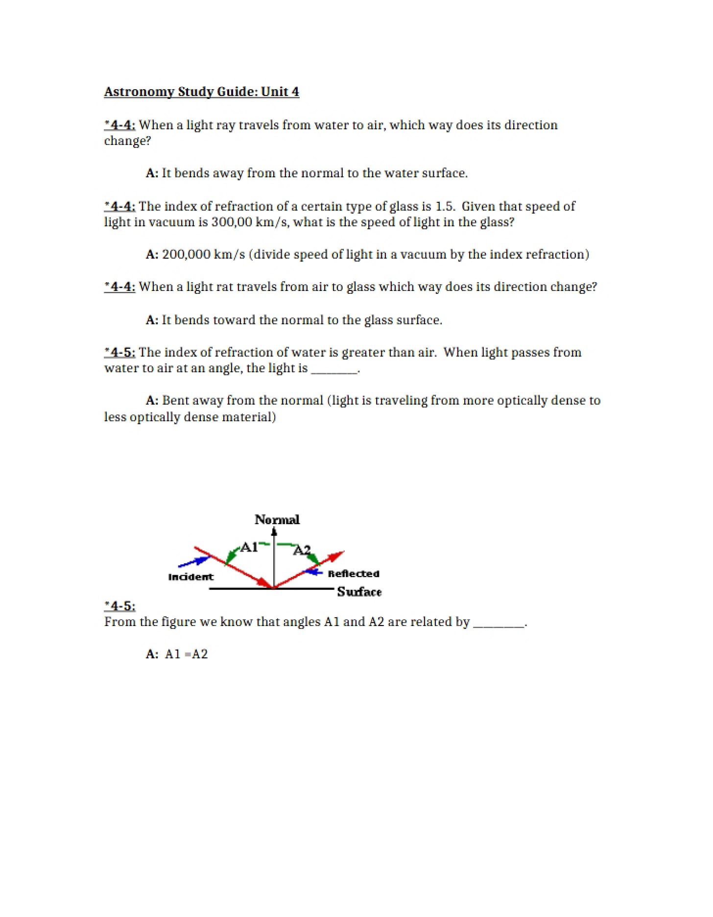 General Study Guide