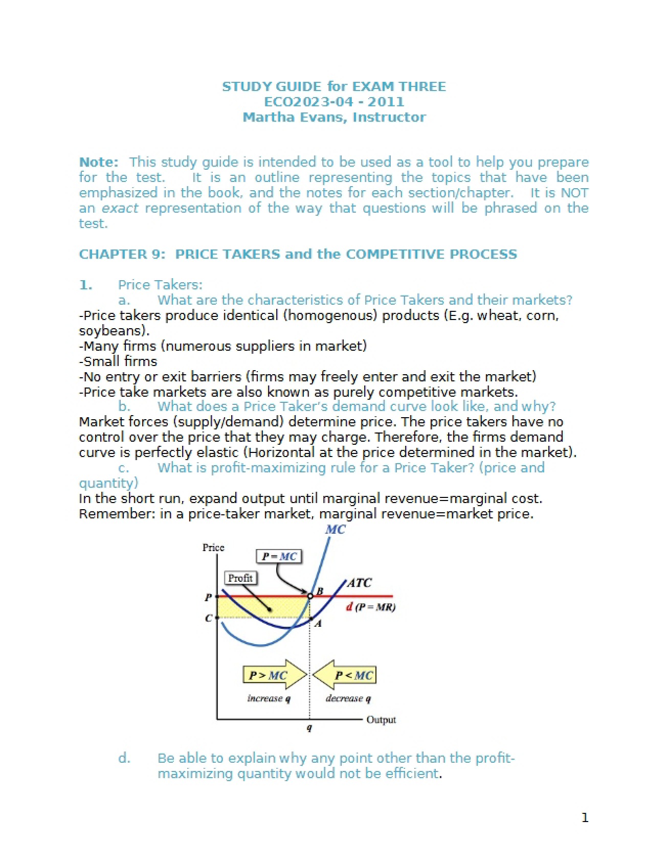 Comprehensive Third Exam in Microeconomics