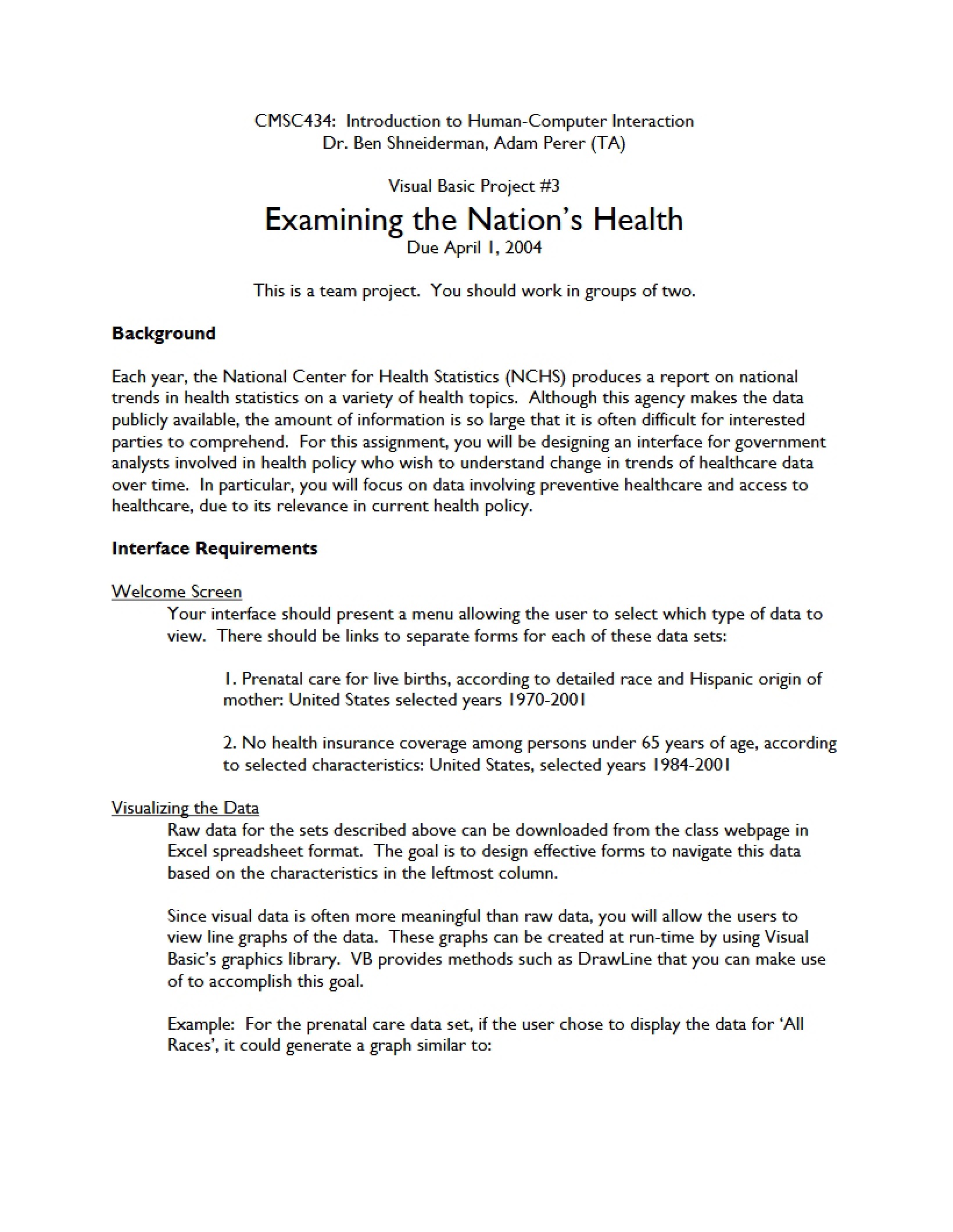Nation's Health Examination