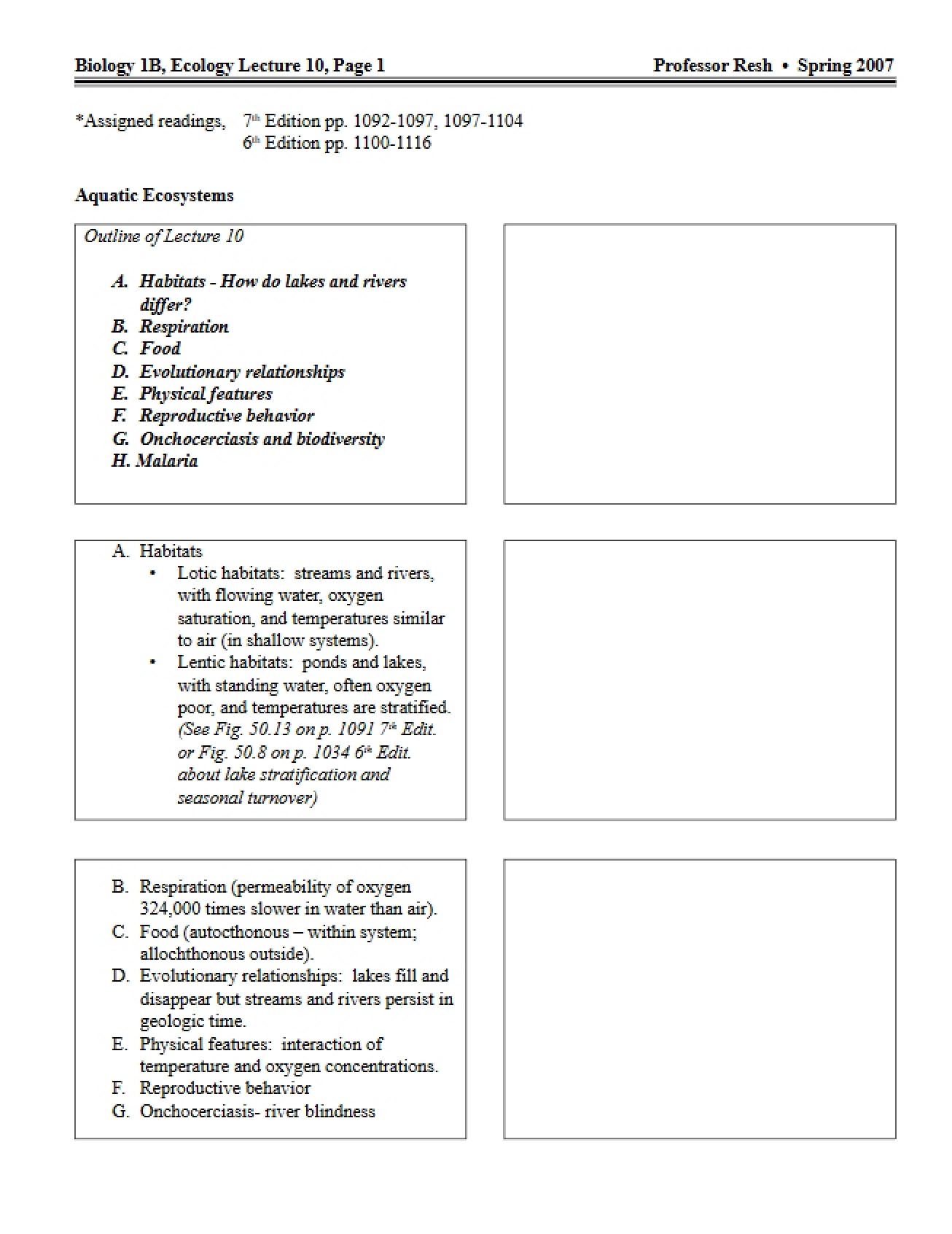 Ecology Session 10