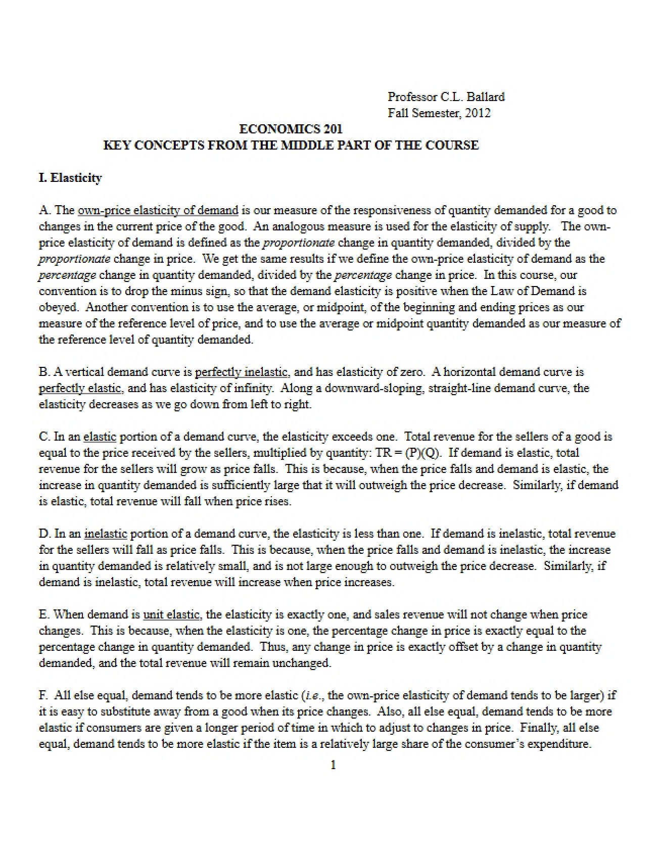 Mid-Course Key Concepts