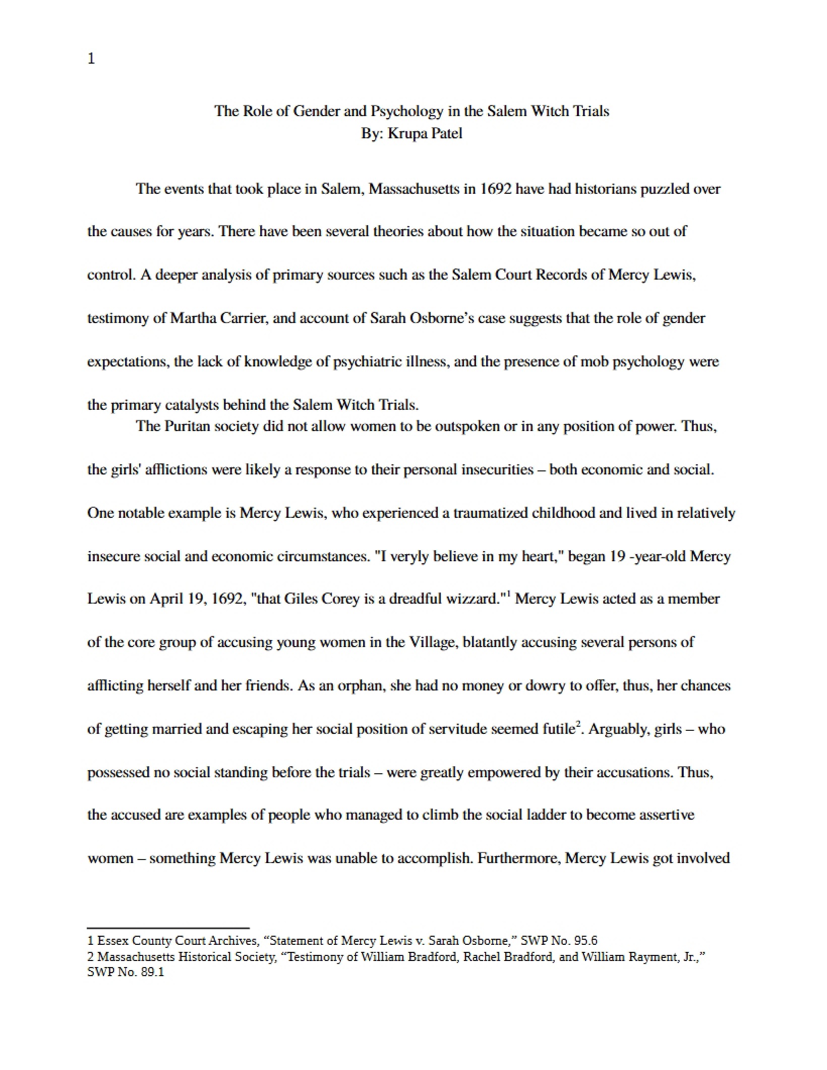 Third Paper