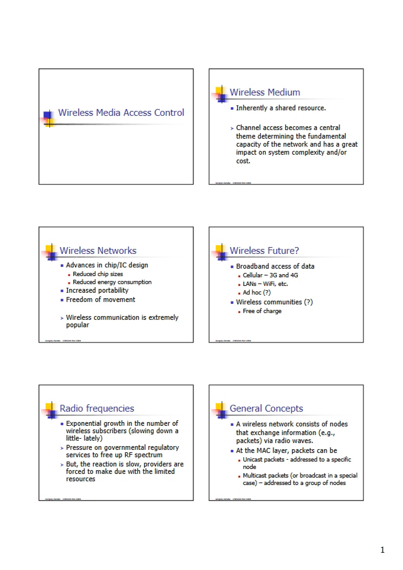 MAC (Wireless Media Access Control)