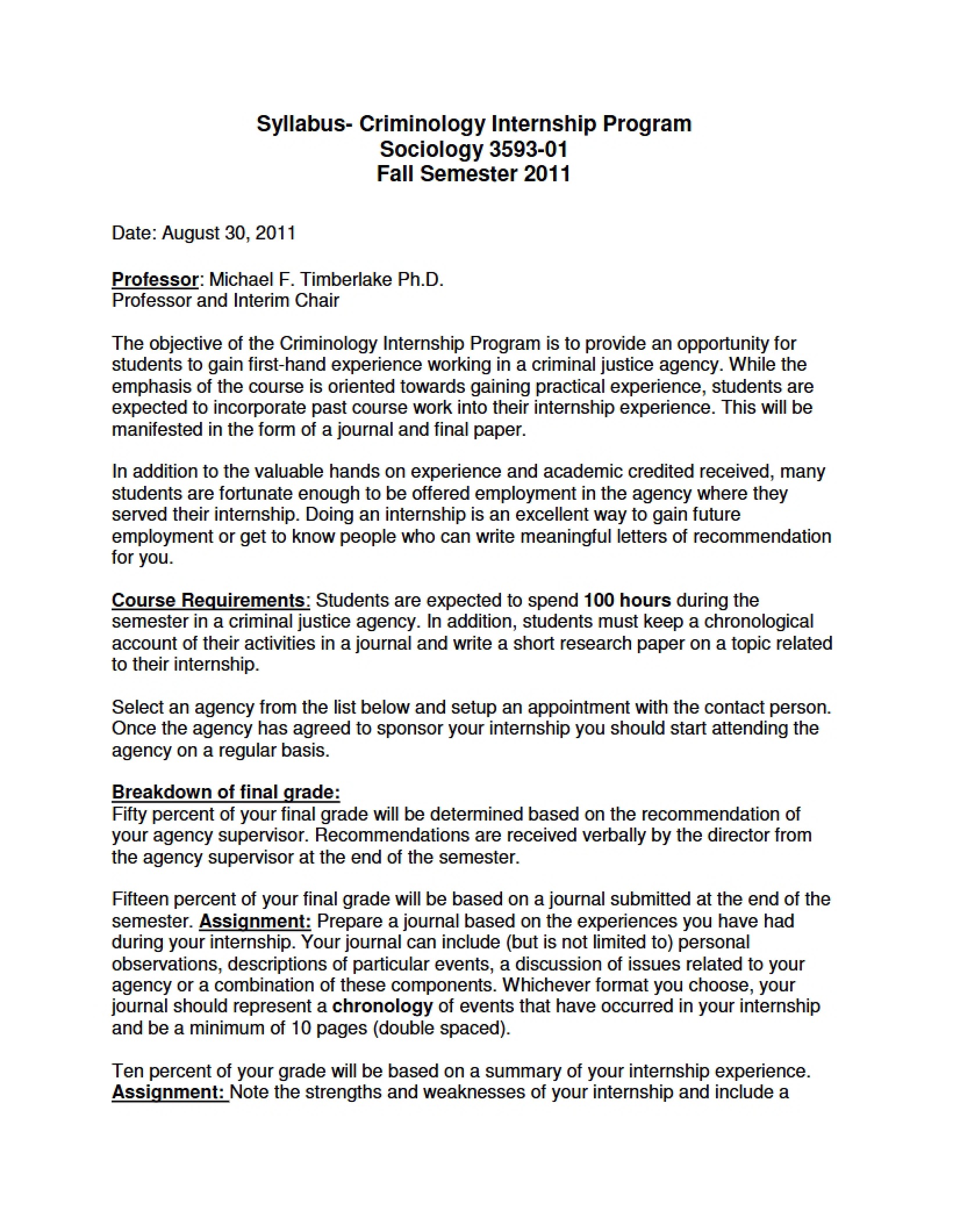 Syllabus for Sociology 3593