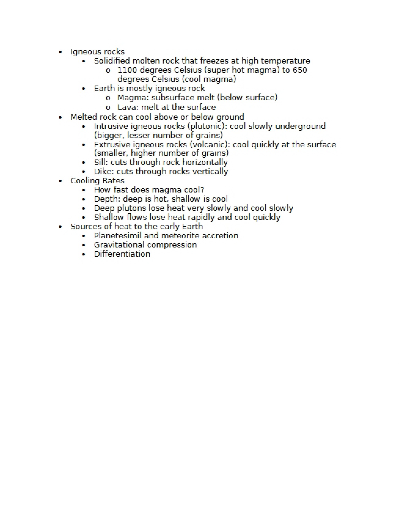 Earth Works Lecture Notes