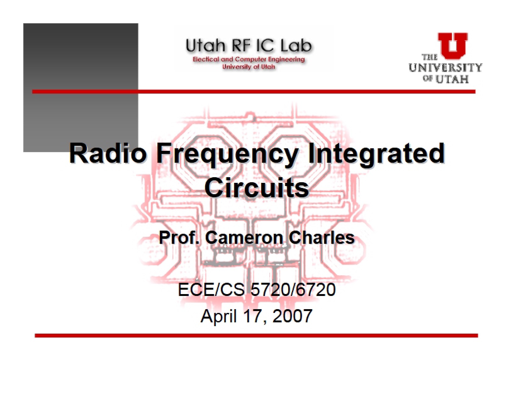 Integrated RF Circuits
