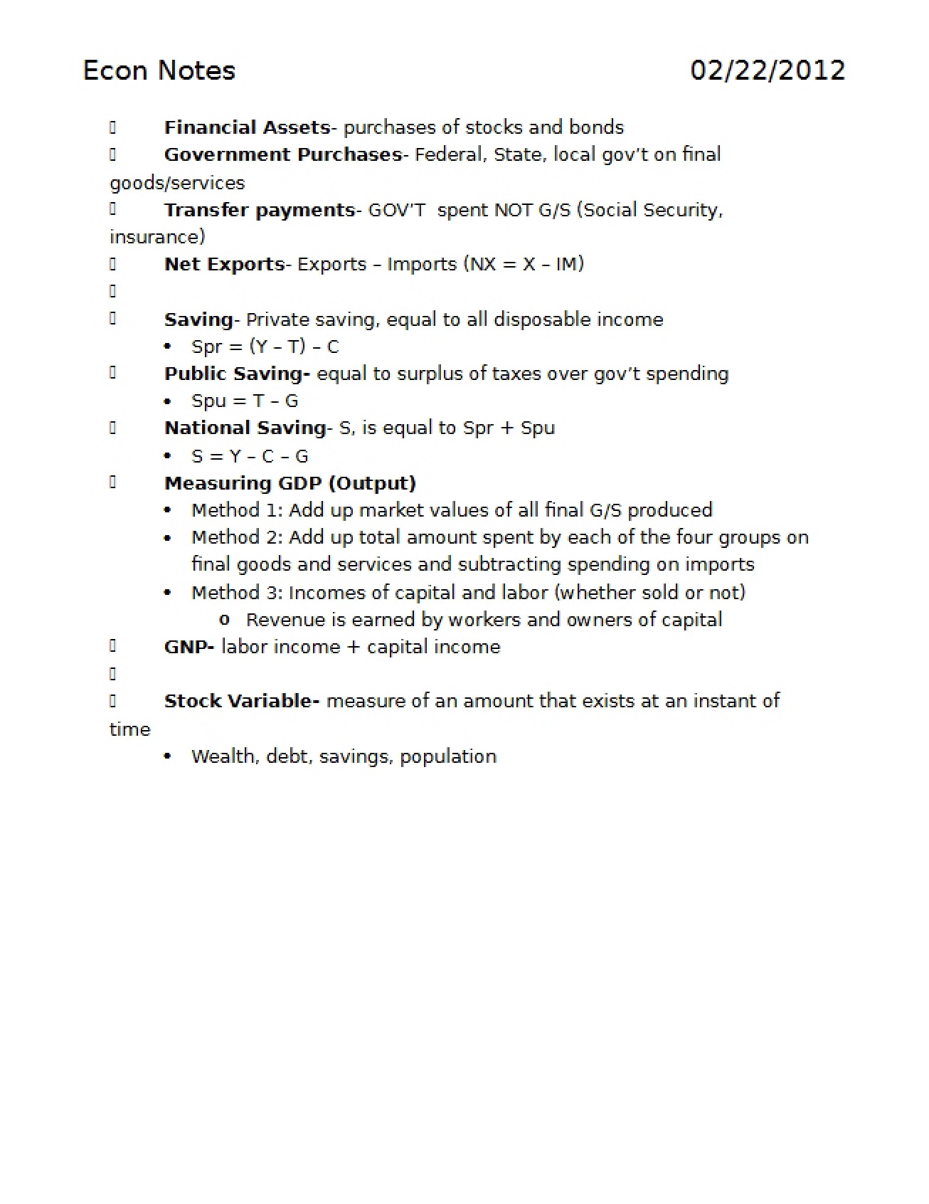 Copy of Economics Notes