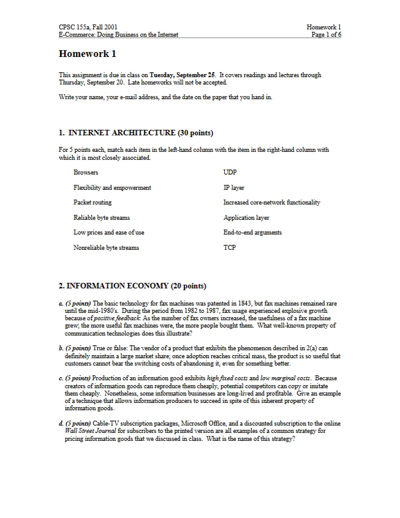 Assignment 1