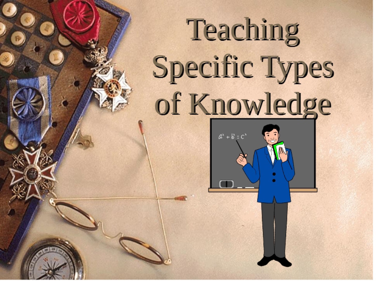 Specific Knowledge Teaching