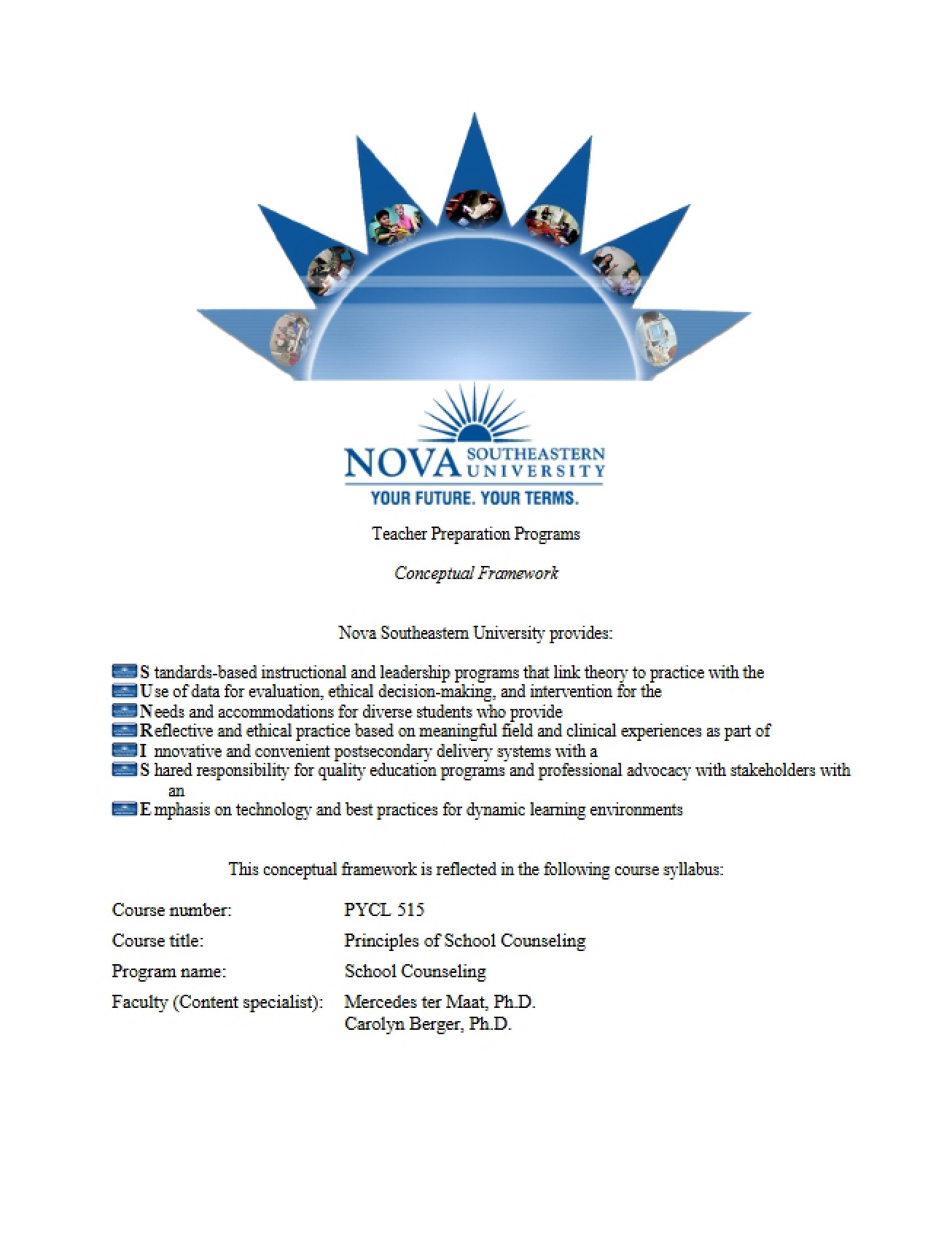 Syllabus for School Counseling