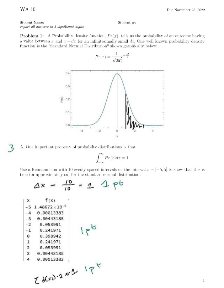 MATH 103 Weekly Assignment 10