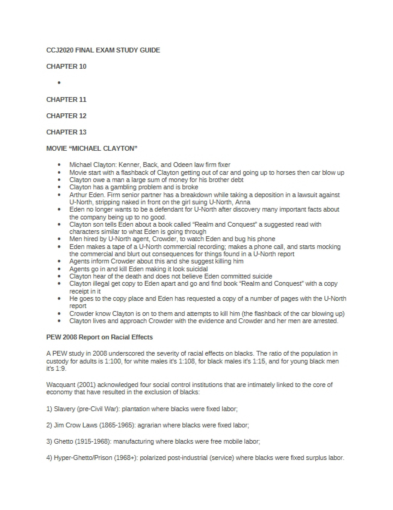 Comprehensive Final Guide