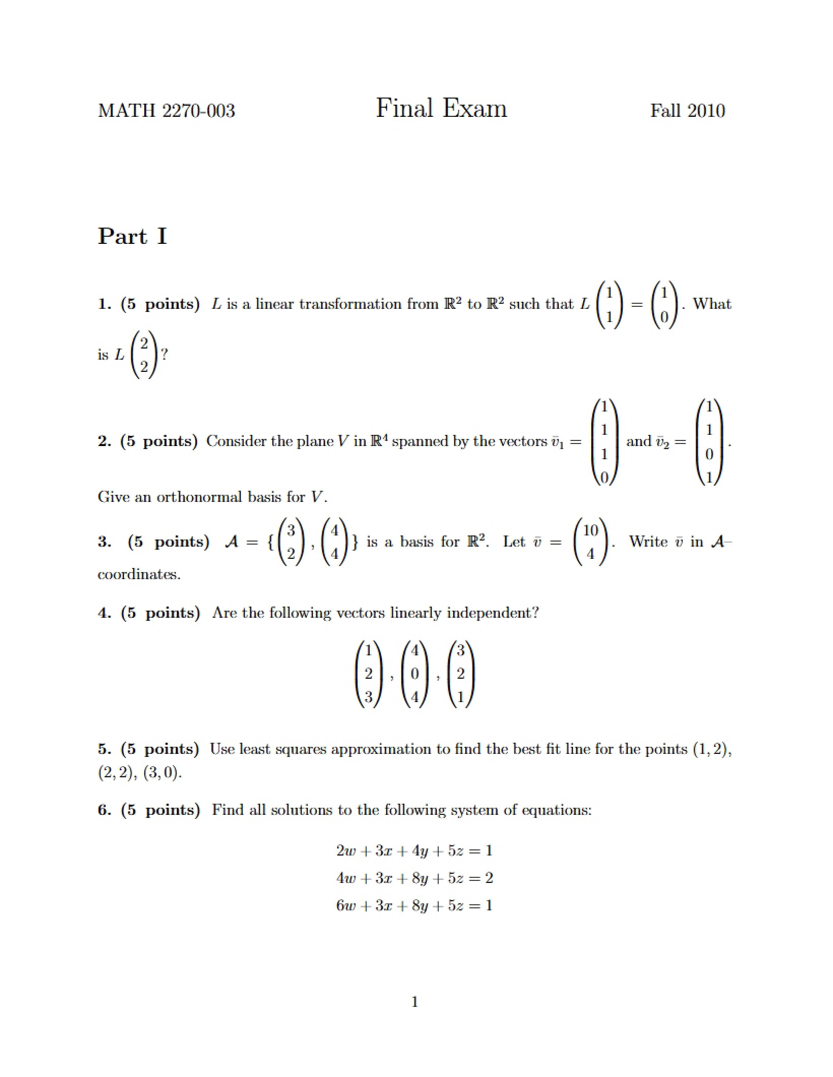 Final Course Assessment