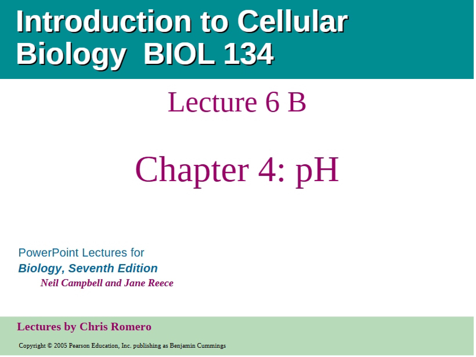 pH Chapter 4