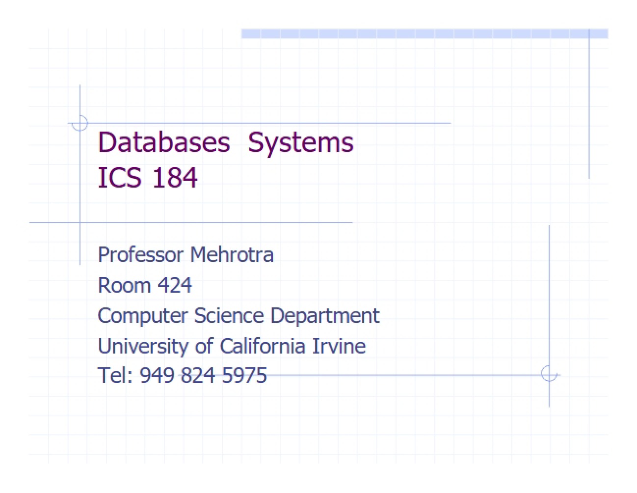 Database Systems Overview