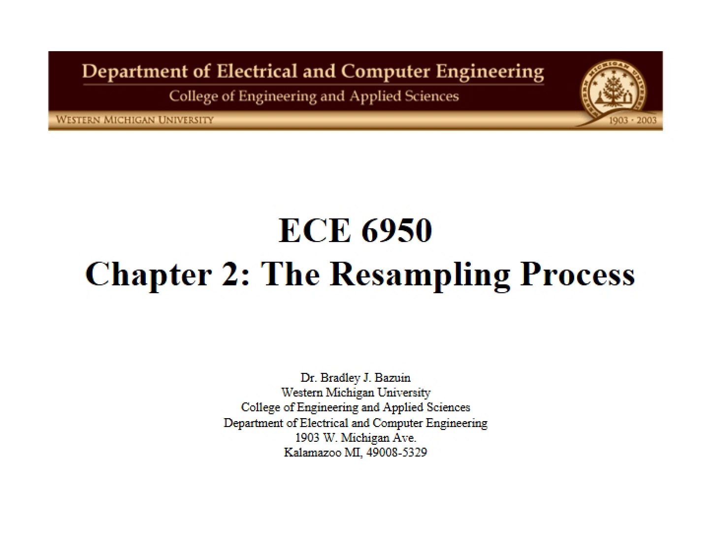 Process of Resampling