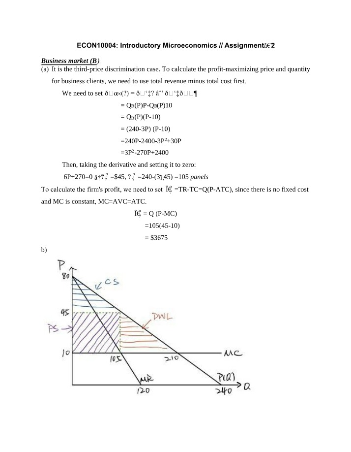 Profit Maximization and Price Discrimination in Business