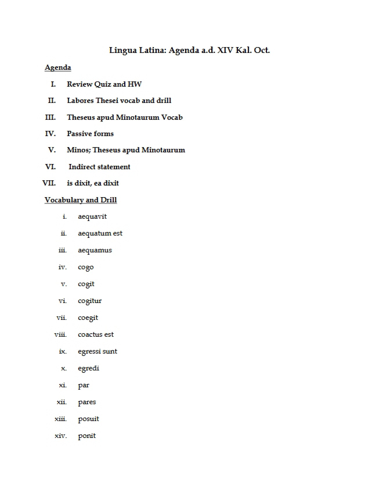 Latin Language