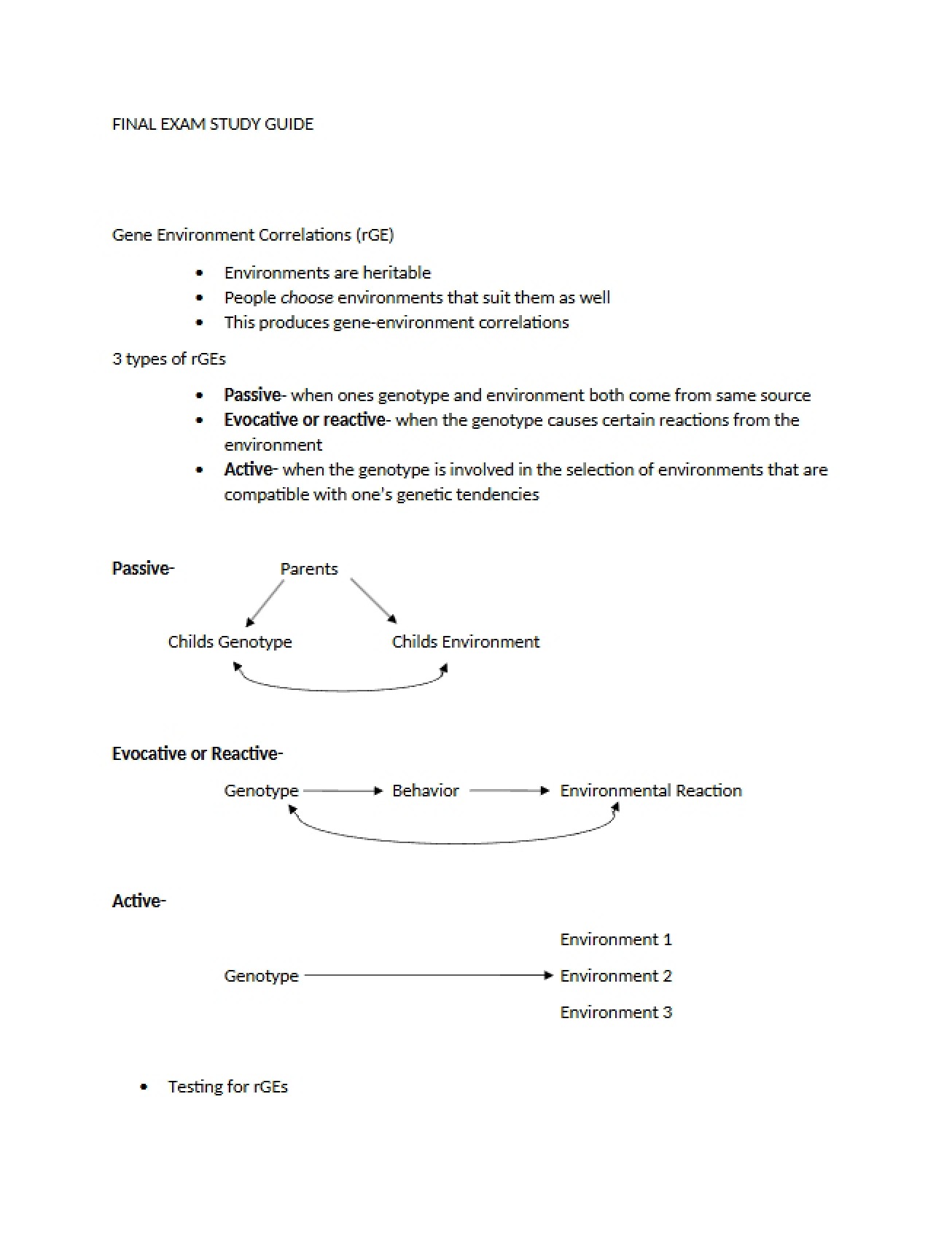 Final Exam Preparation Guide