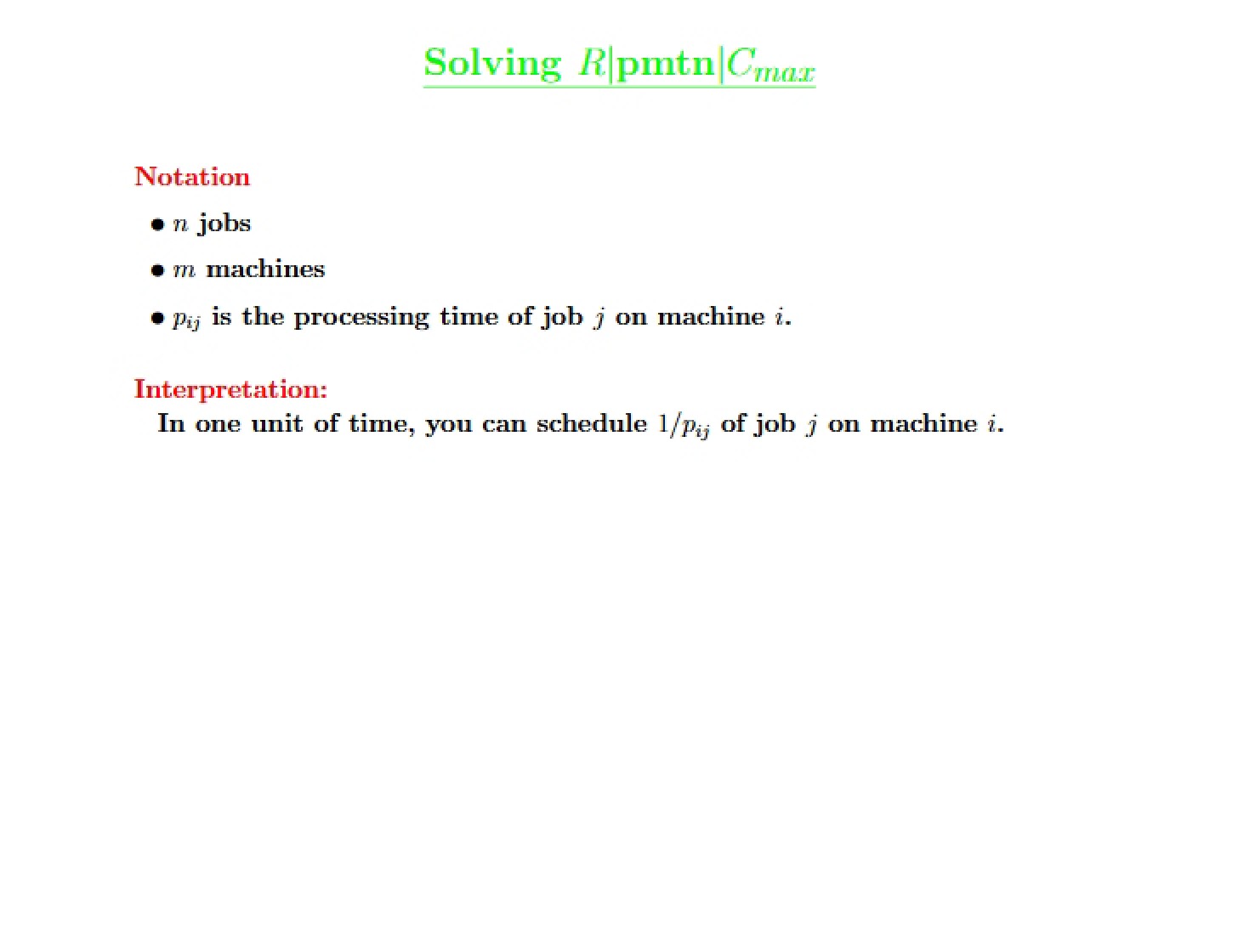 R Solution