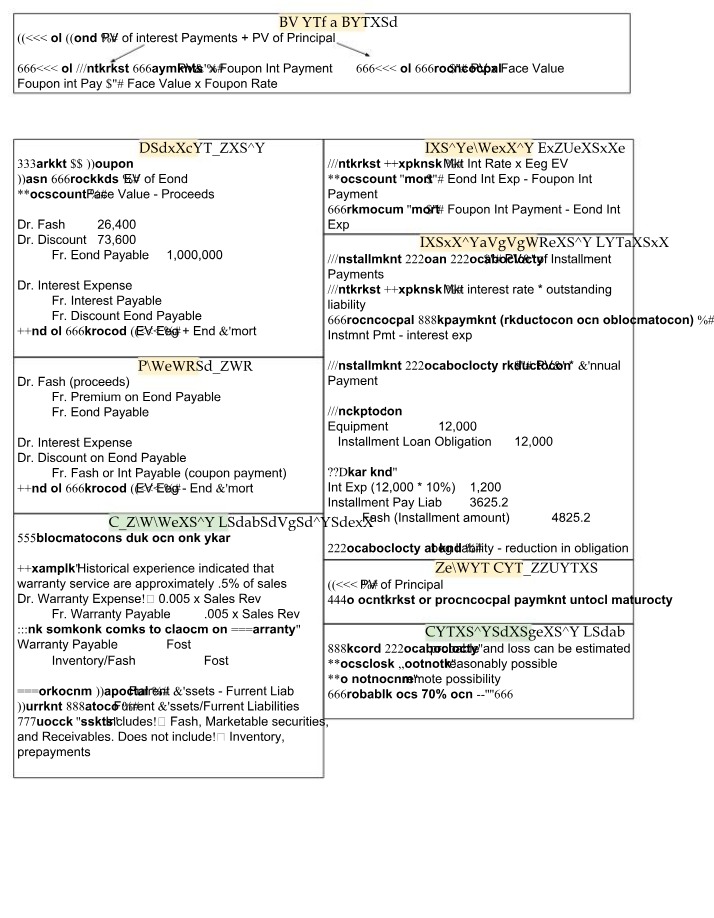 Bond Value Calculation - Interest Payments and Principal