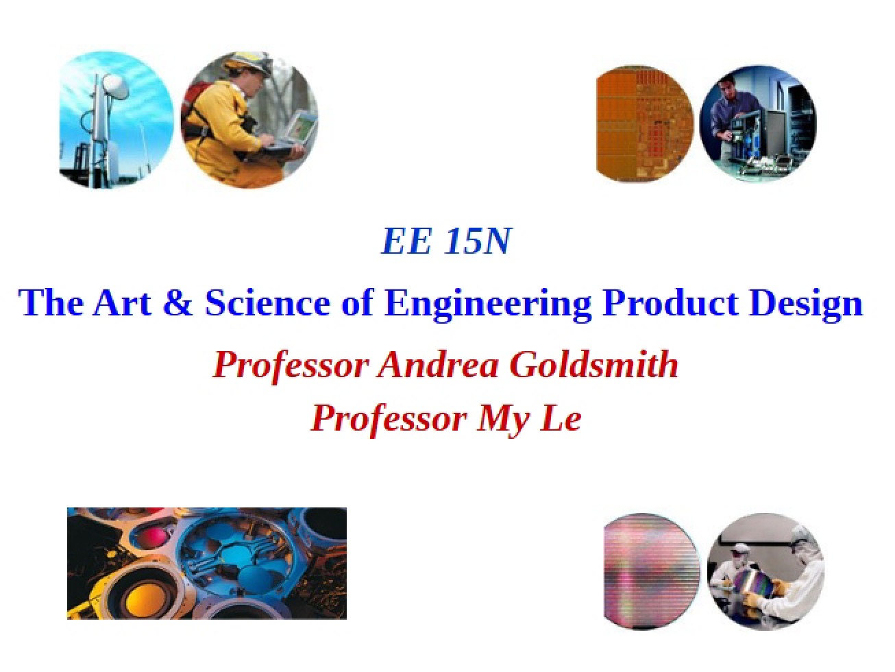 Lecture Notes for an Art and Science of Engineering Design Course