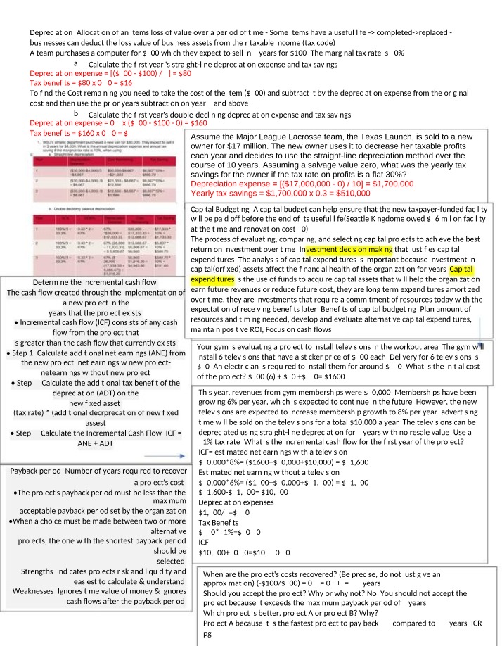 Exam 3 Cheat Sheet