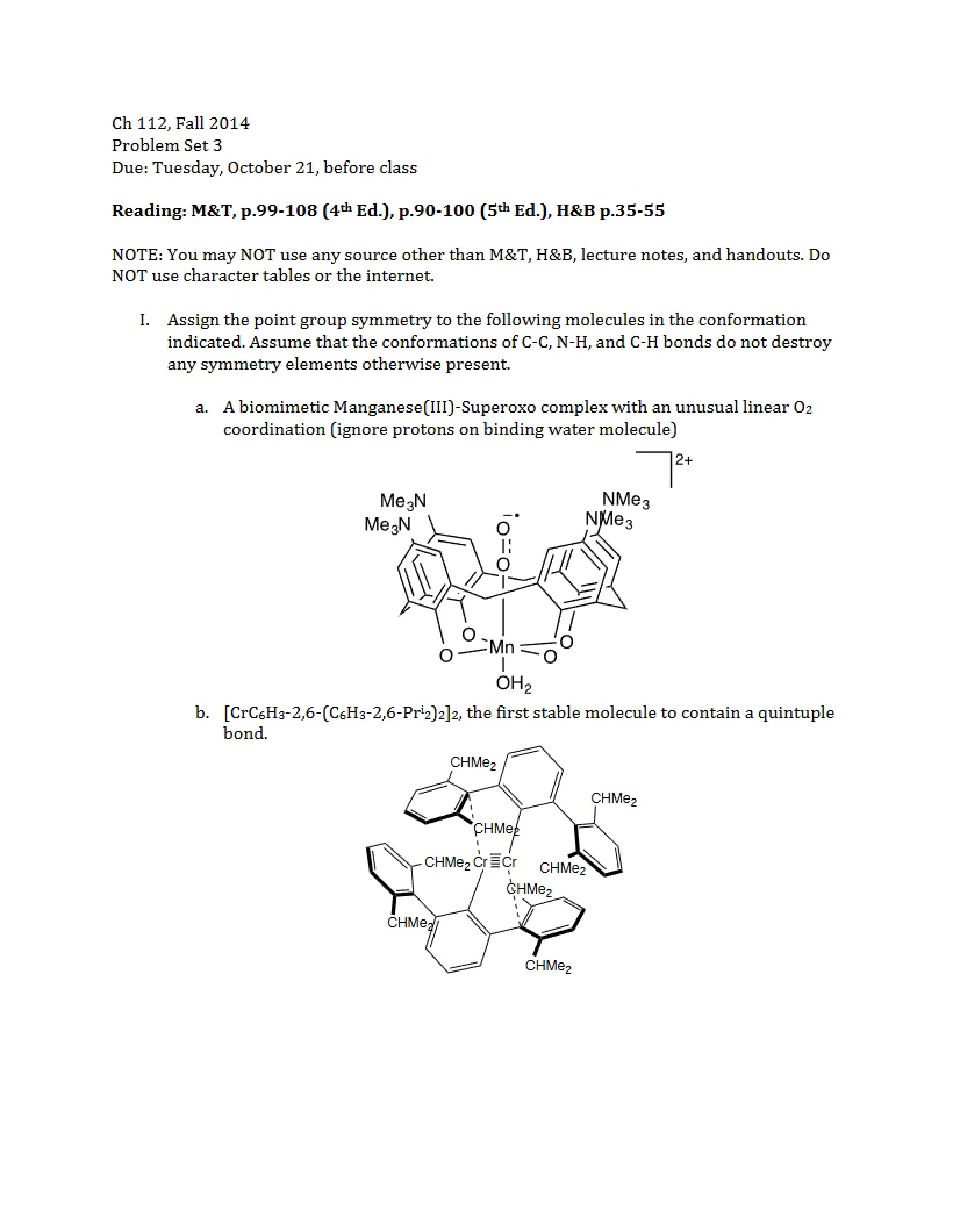 Problem Set Three
