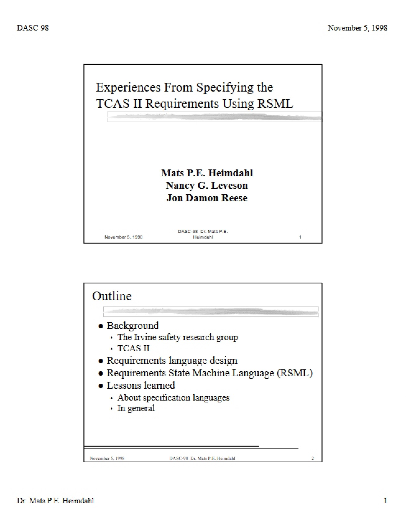 Advanced Software Engineering Class Notes - Advanced Software Engineering