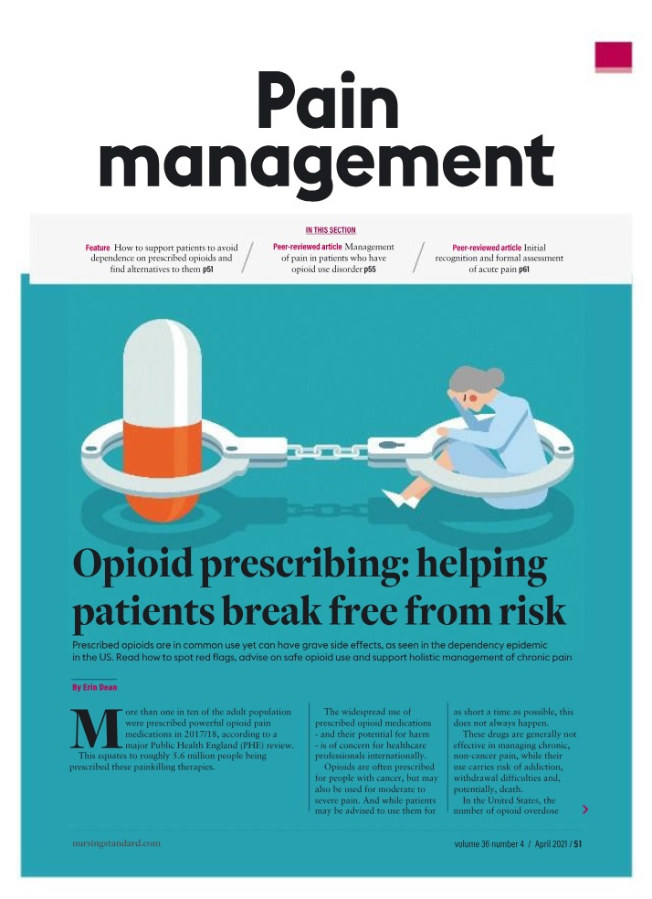 Supporting Patients - Finding Ways to Avoid Opioid Dependence
