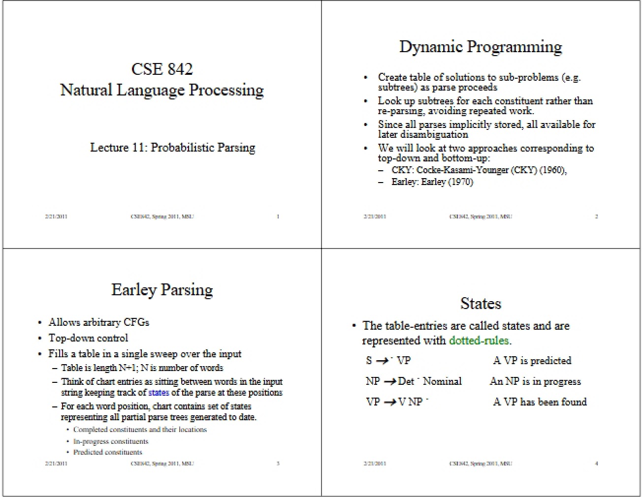 NLP Course Overview