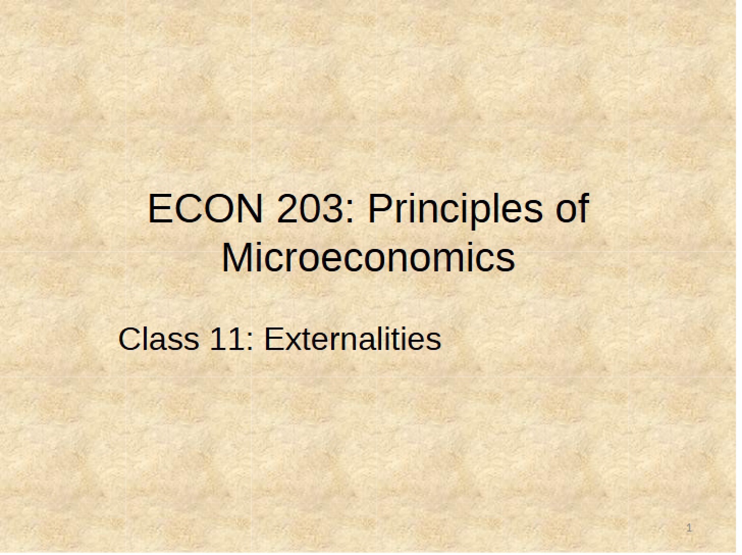 Externalities (Duplicate)