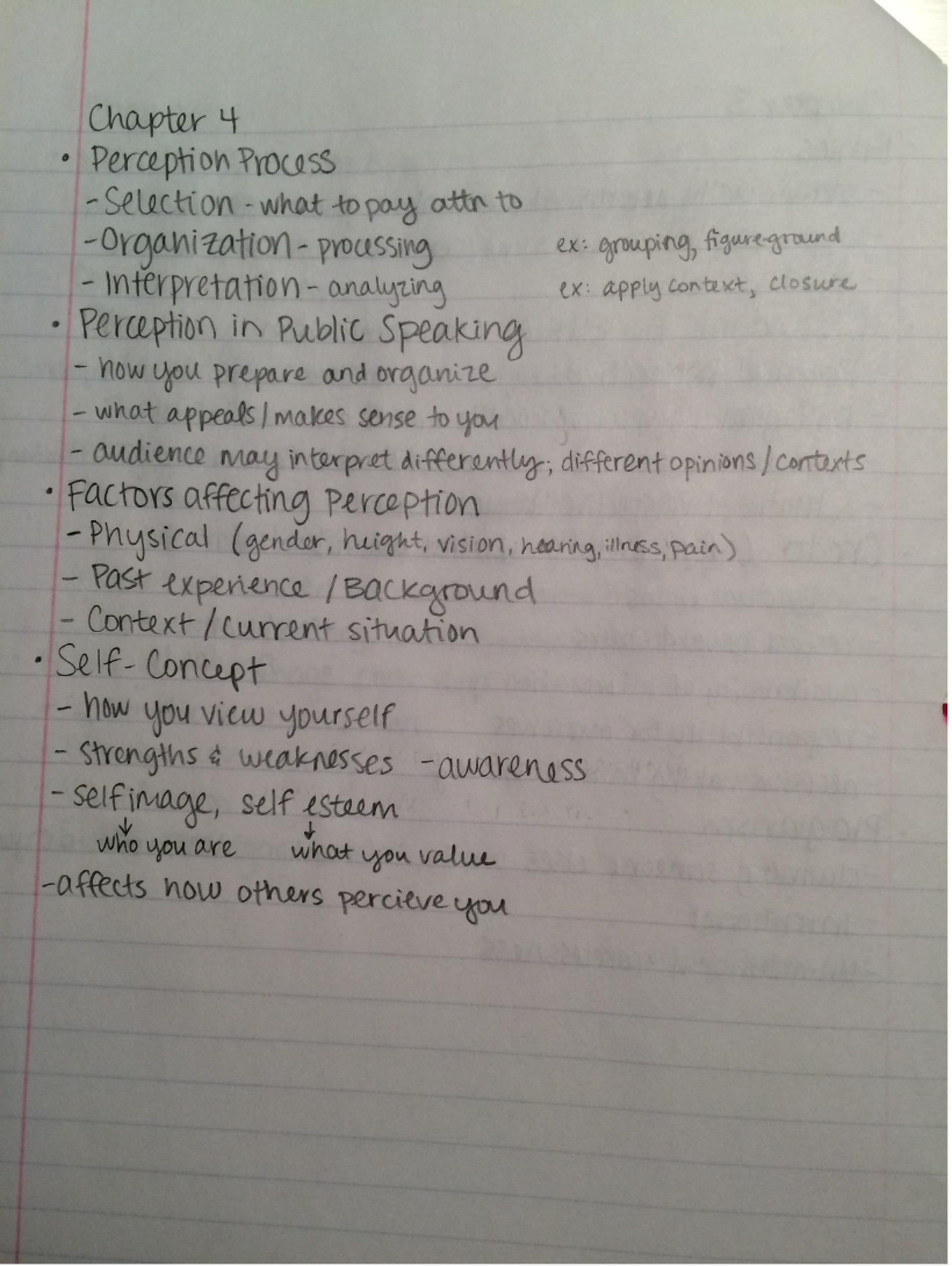 Class Notes for COM 110
