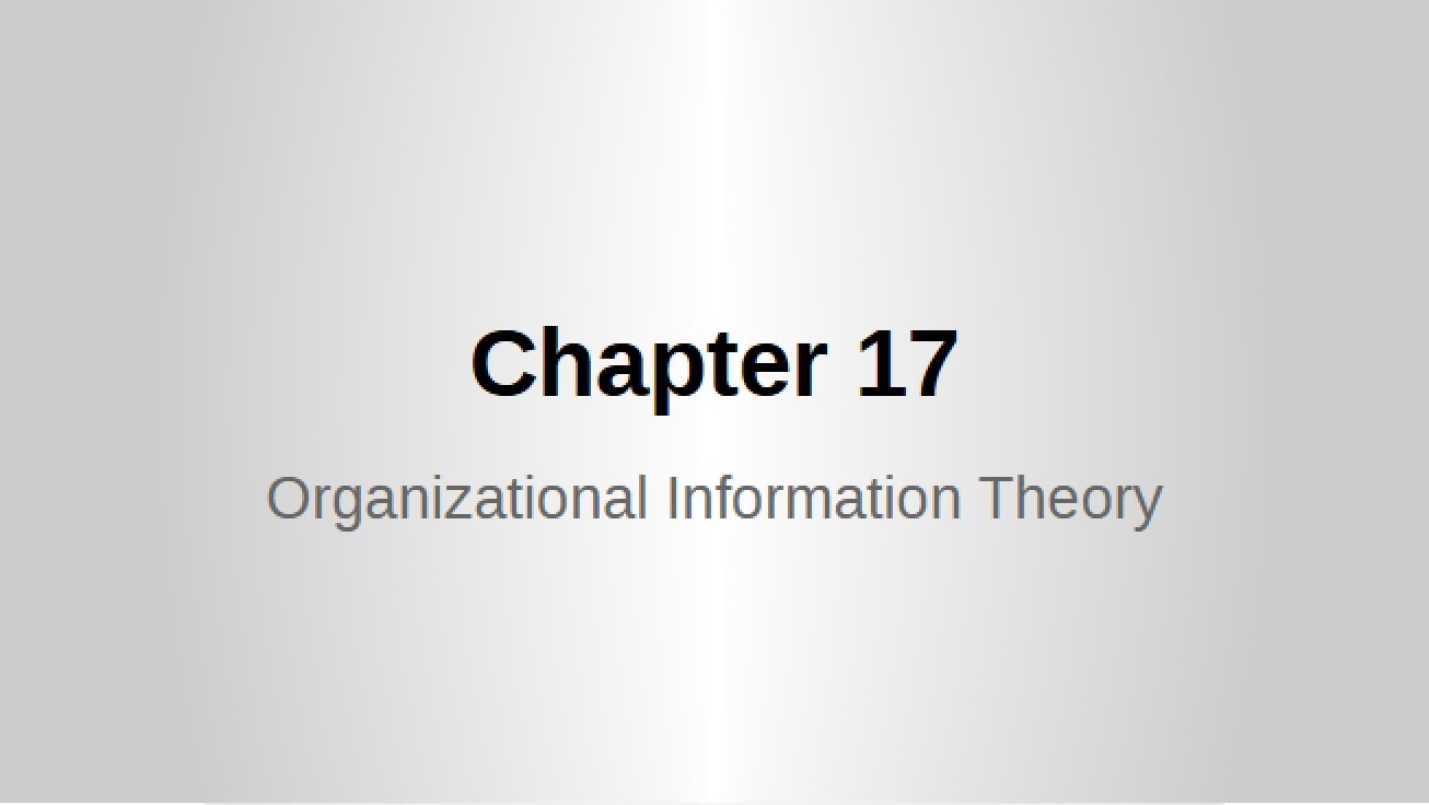 Chapter Seventeen