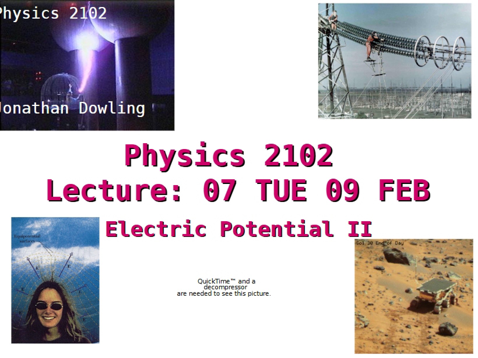 Second Part Electric Potential