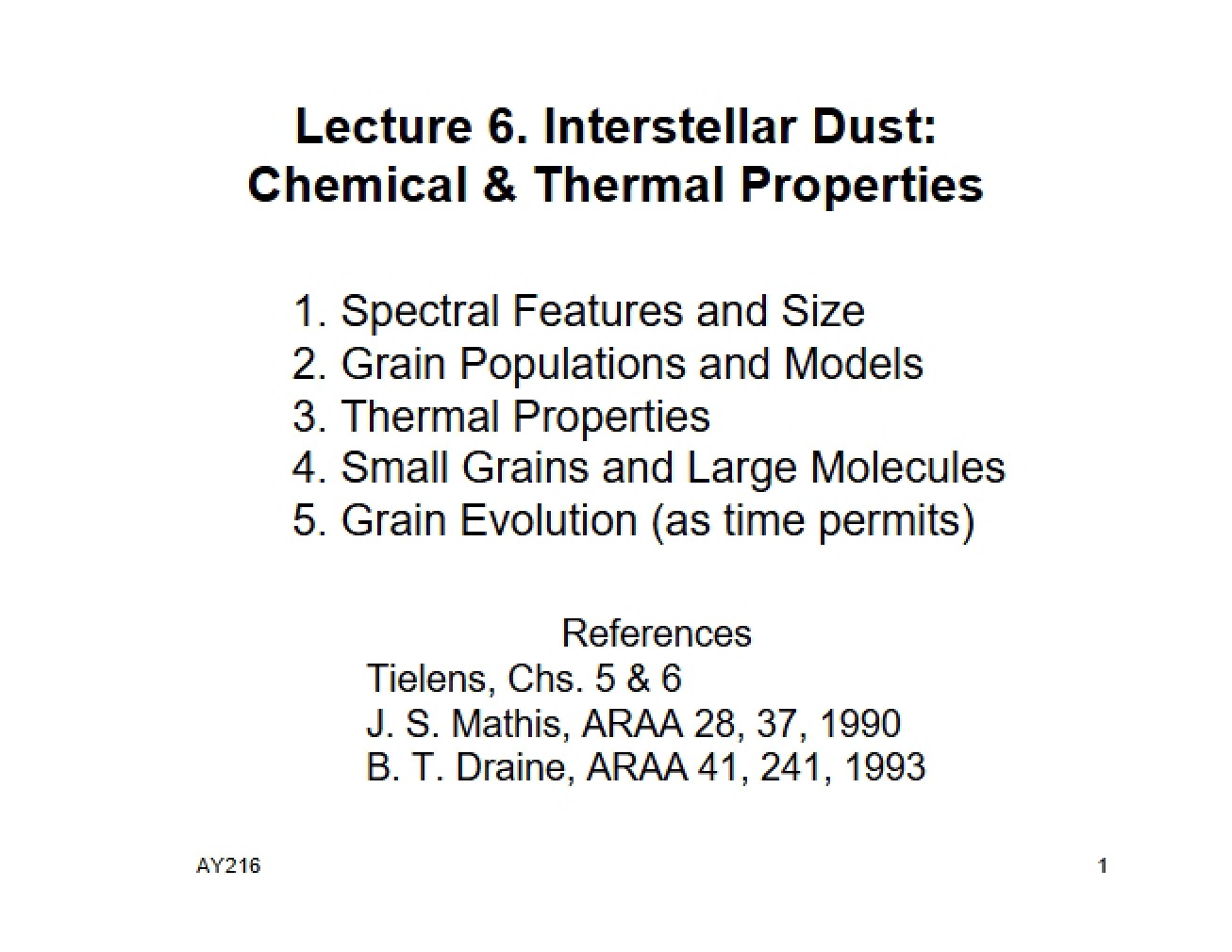 Fractionation and Molecular Ions