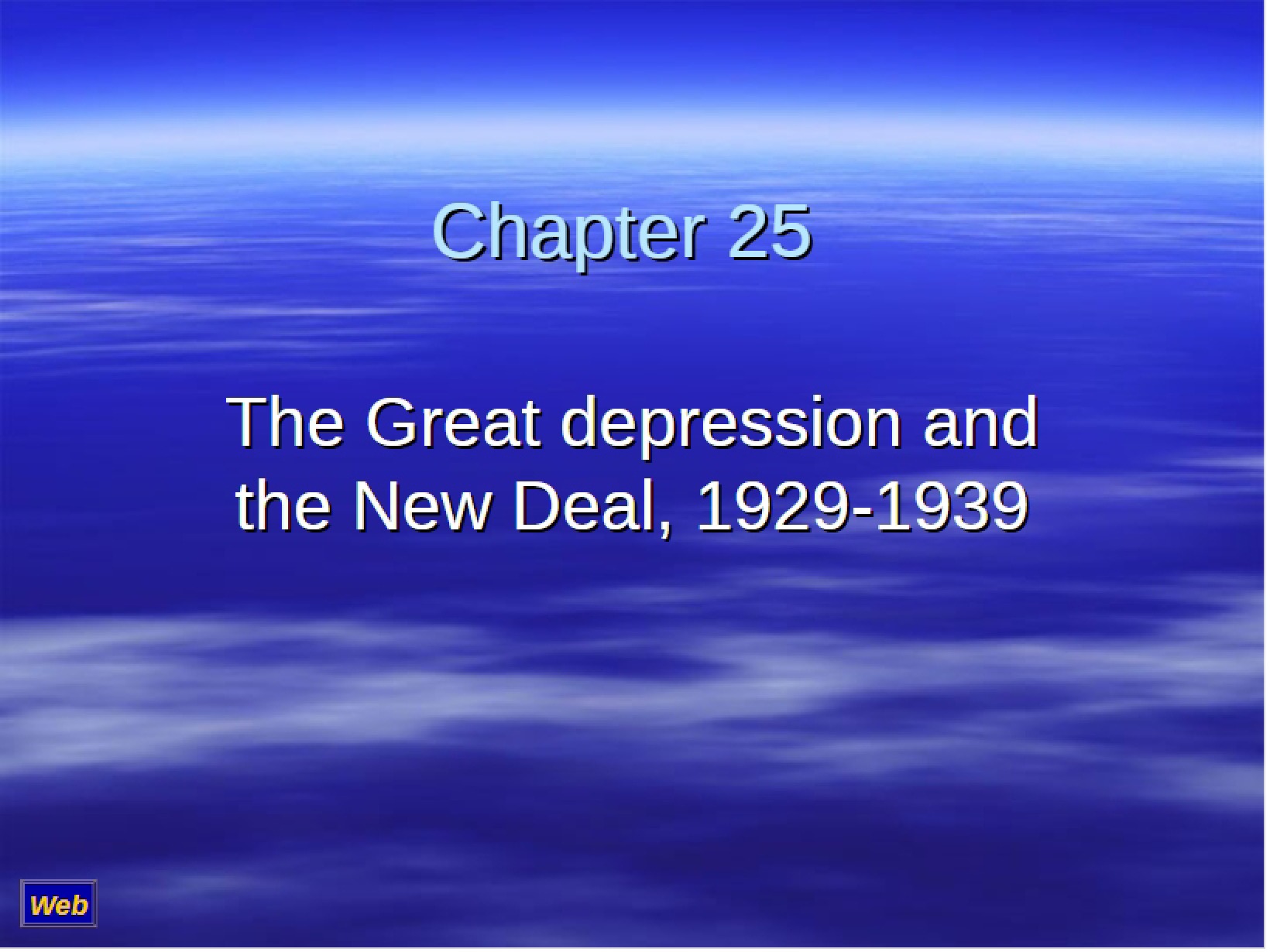 New Deal and Great Depression