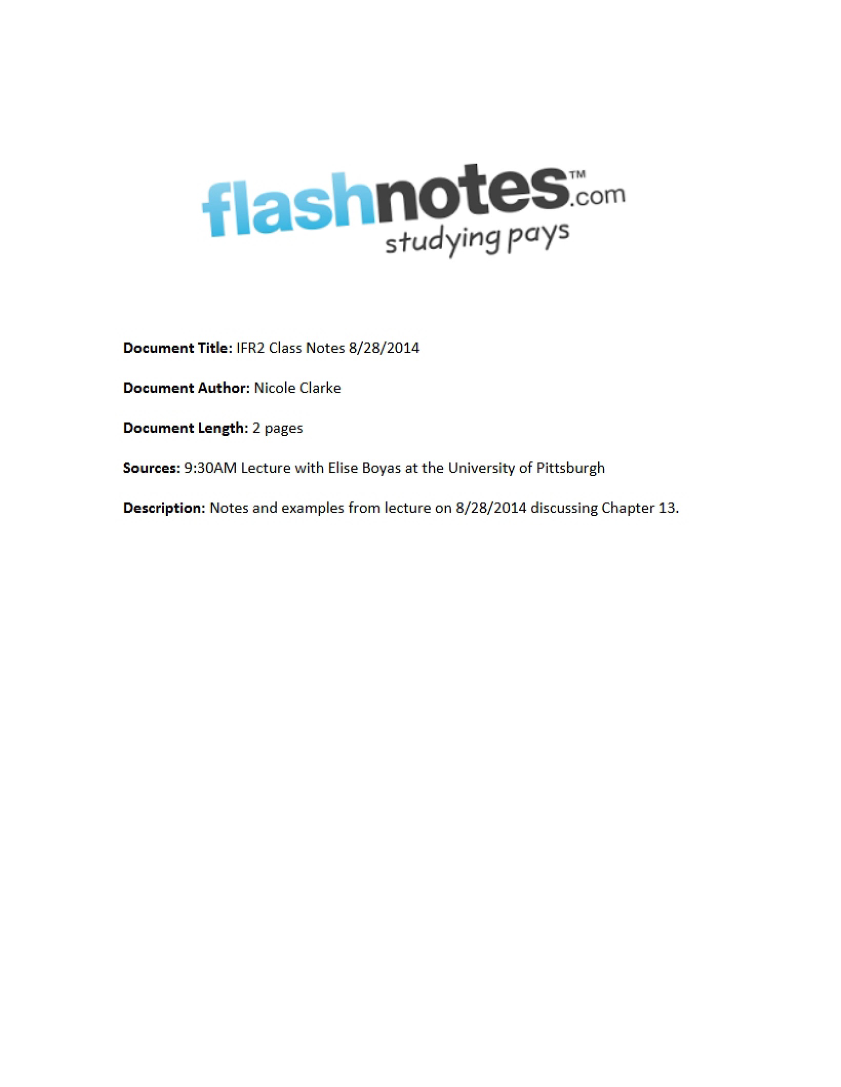 Liabilities Current (Ch 13)