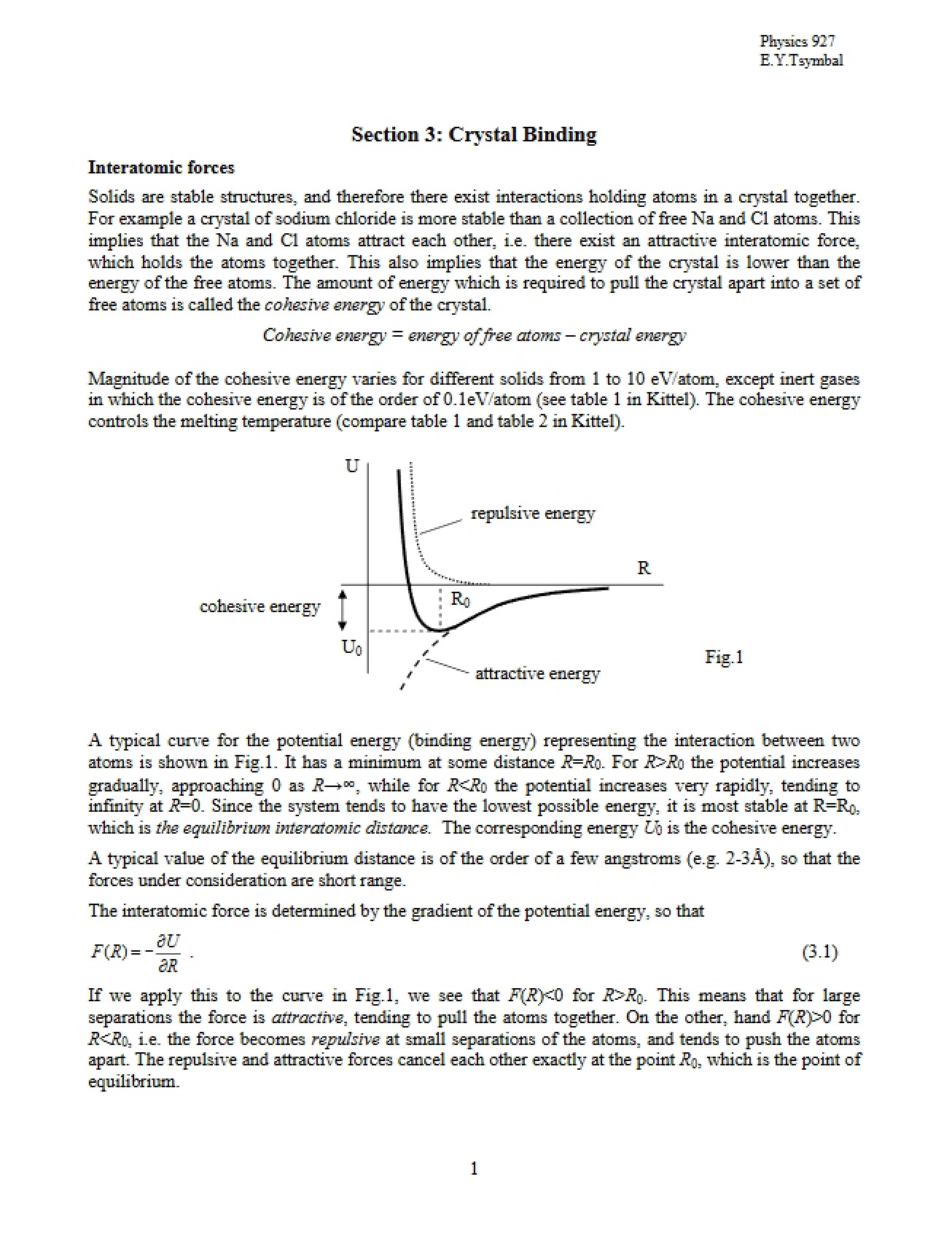 Crystal Binding Section 3