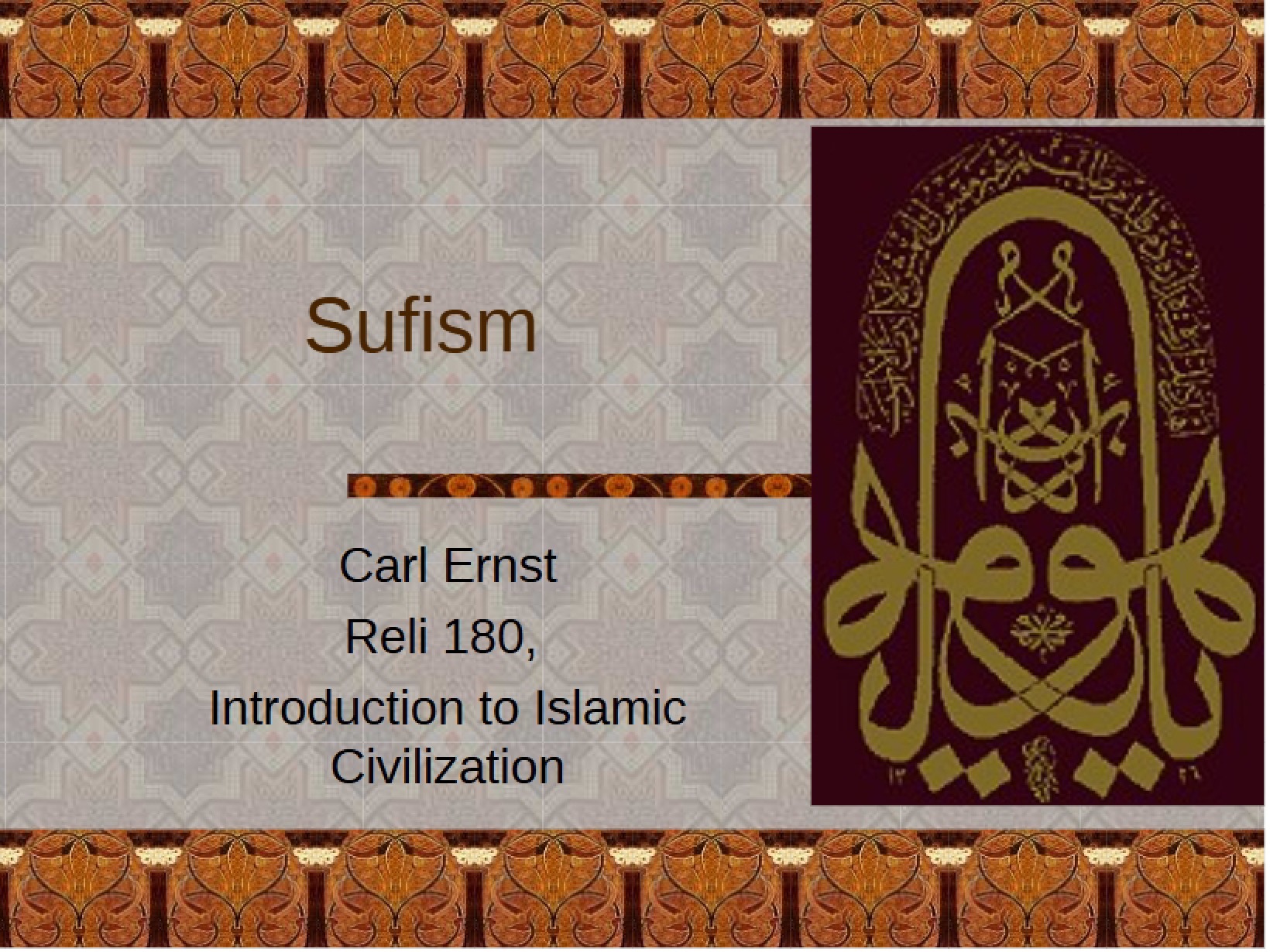 Sufism Notes