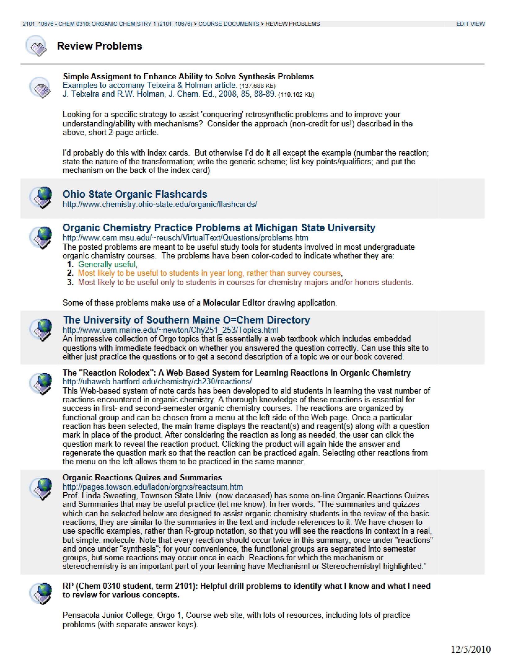 Problems for Review