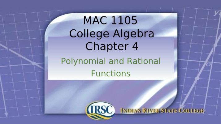 Definitions, Graphing, and Applications of Quadratic Functions