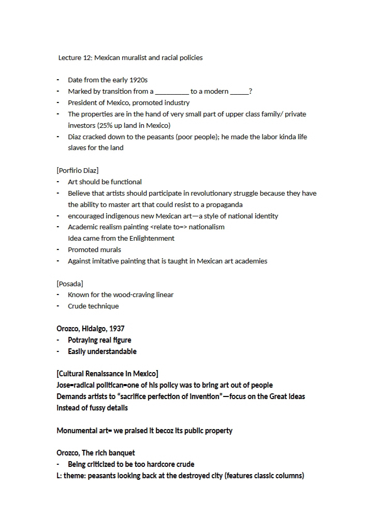 Notes AHIS Lecture 12