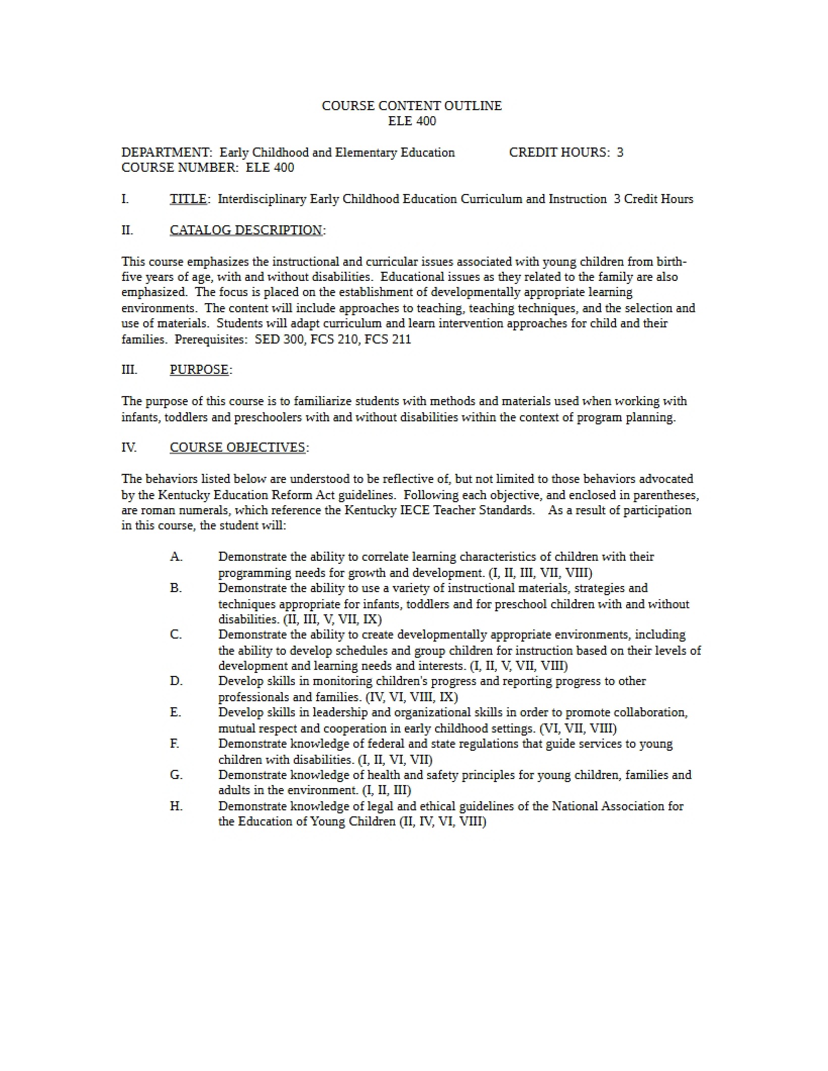 Syllabus