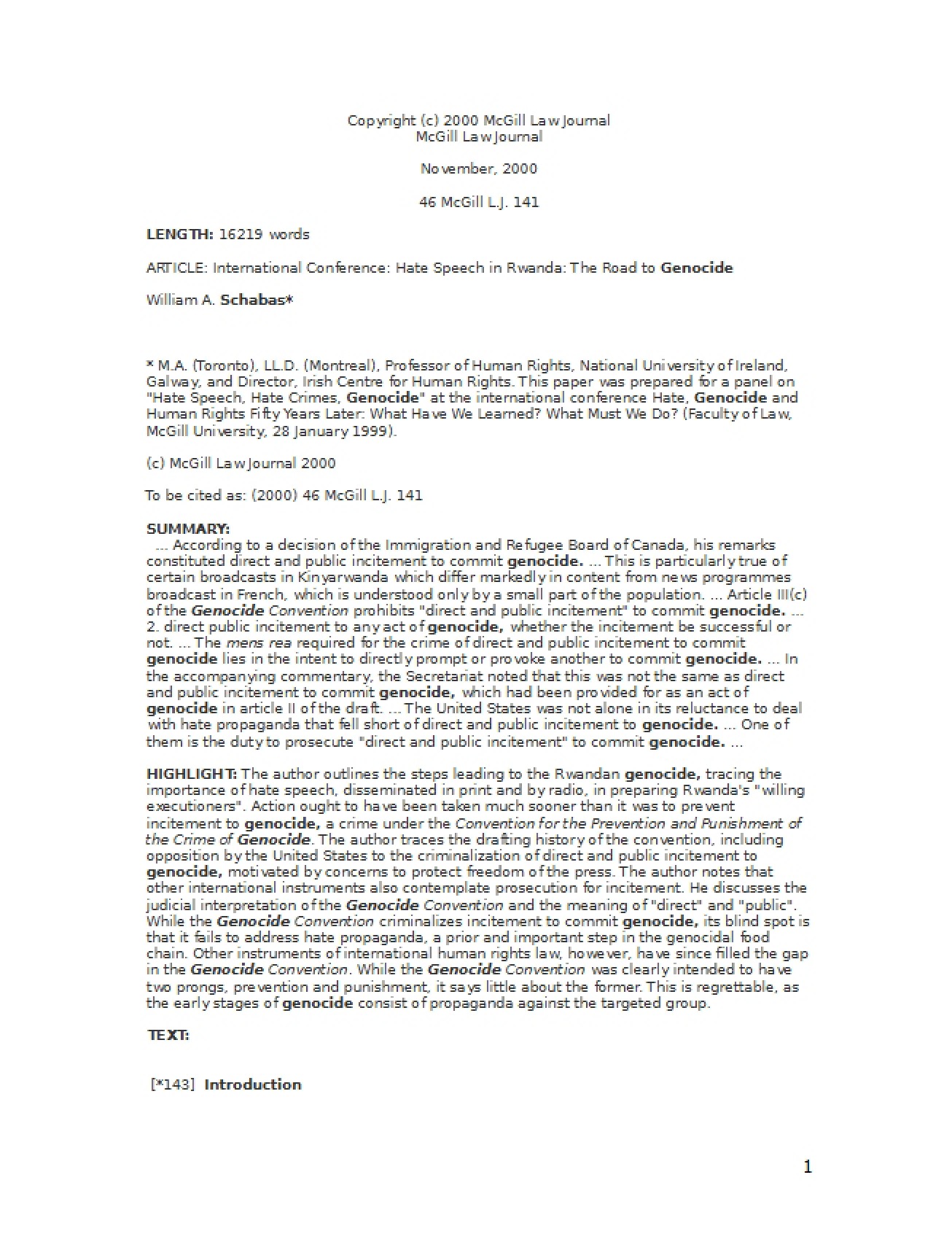 Journal of Law (McGill)